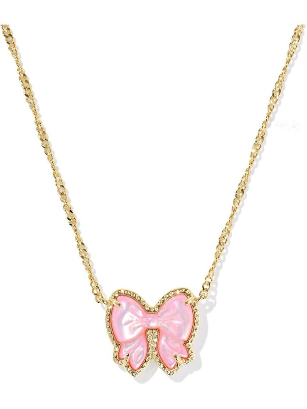 Chic Bow Short Pendant Necklace - Stylish Fashion Jewelry for Women, Perfect